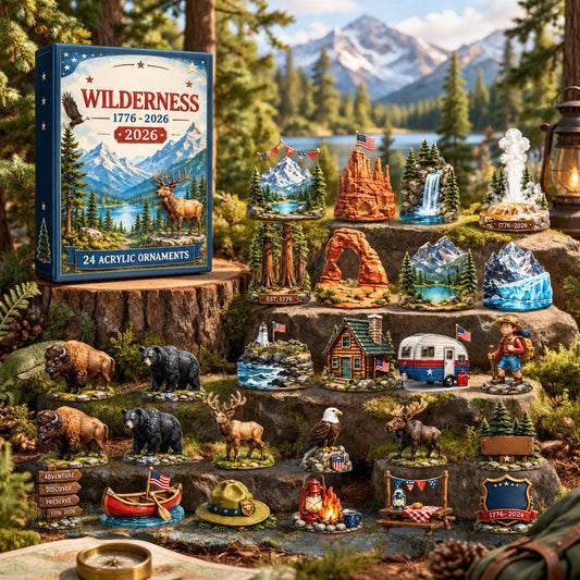 250 Years of American Wilderness Blind Box | 24Pcs Ornaments Advent Calendar