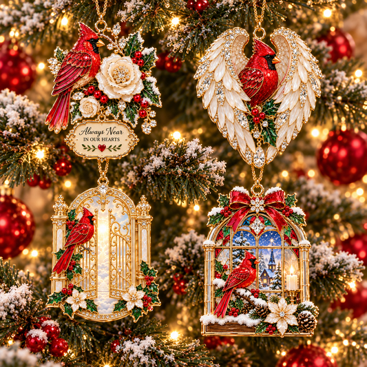 Cardinal Christmas Ornament – Red Bird Holiday Keepsake, Meaningful Memorial Gift for Family & Loved Ones