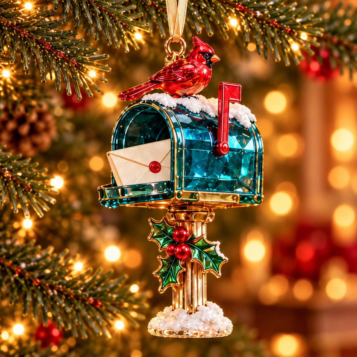 Home for Christmas – Vintage Winter Scene Ornaments in 6 Charming Designs