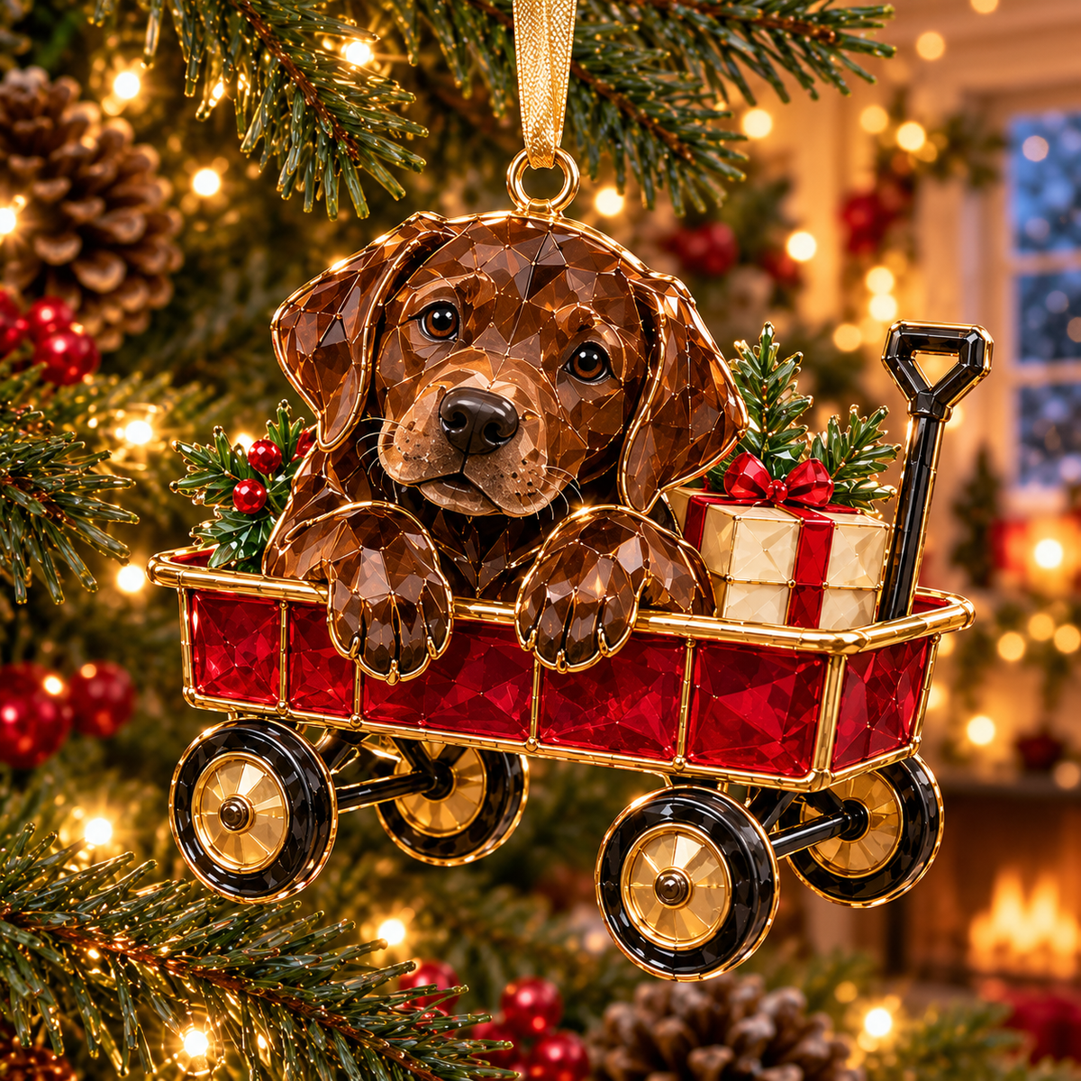 Labrador Retriever Christmas Ornaments – 6 Charming Designs for Lab Lovers