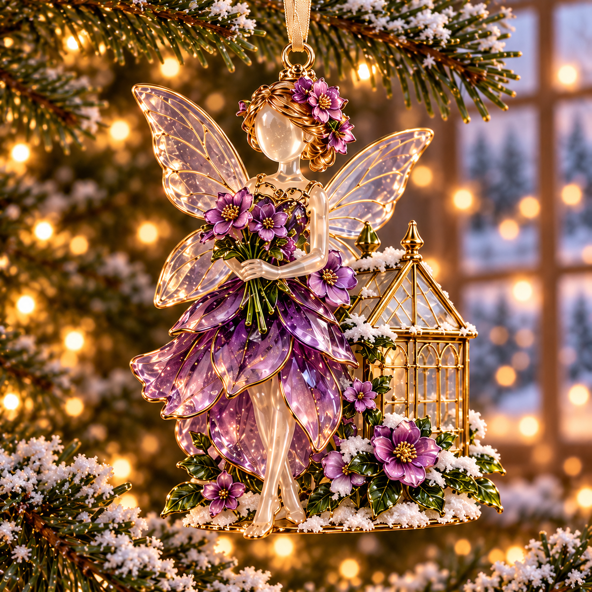 Winter Garden Fairies – 6 Enchanting Christmas Ornament Designs