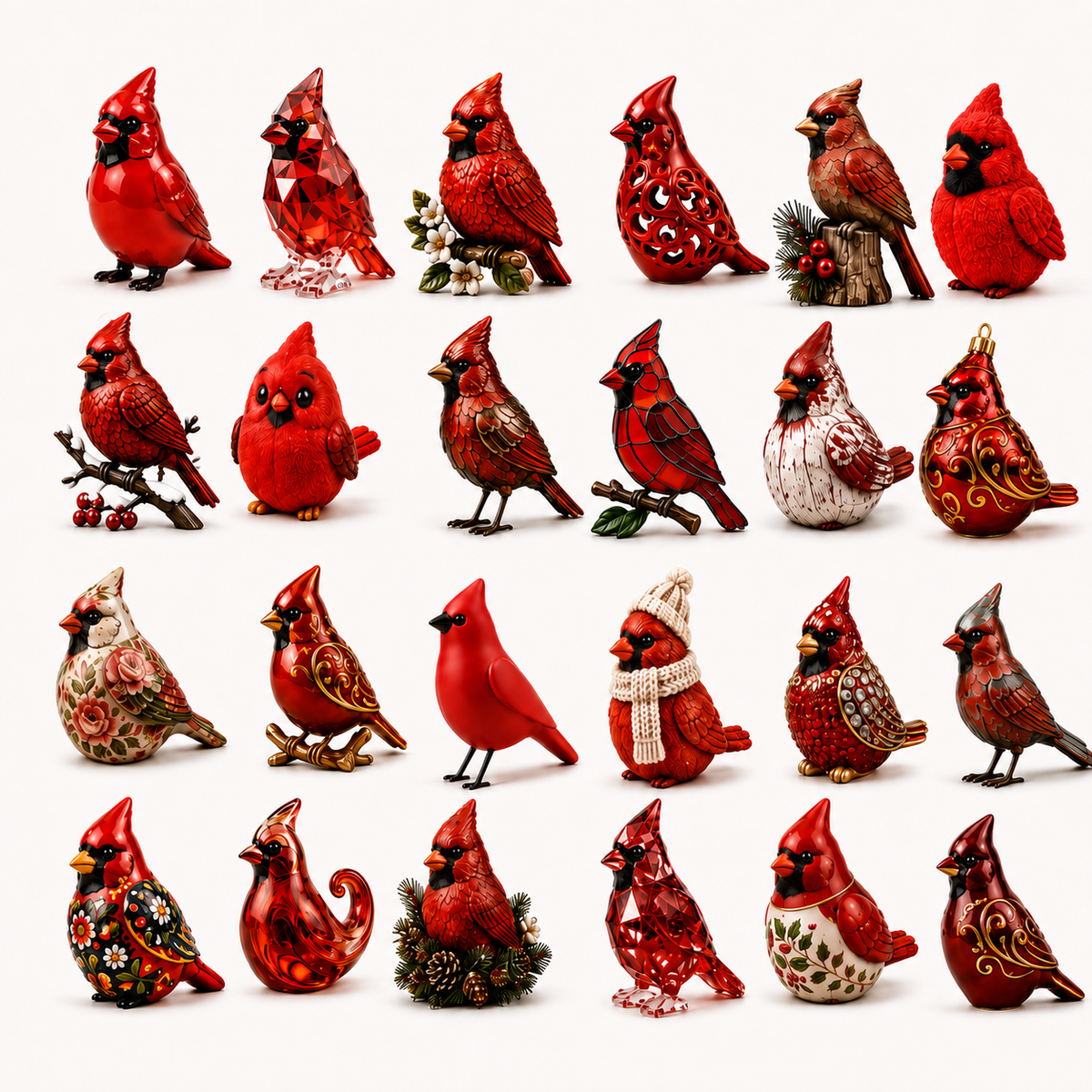 Last 50 pcs⏰ High-quality model✨Cardinal Christmas 24-Day Countdown Calendar – Limited Anniversary Edition
