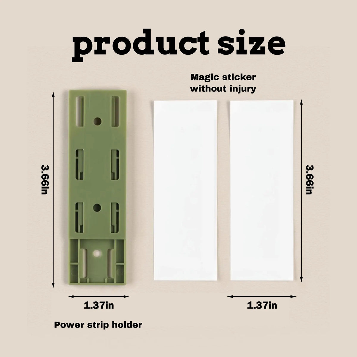 Adhesive Punch-free Socket Holder(20 PCS)