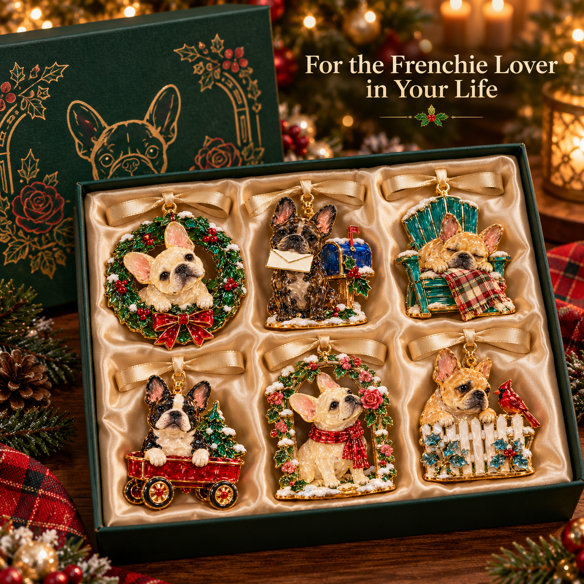 French Bulldog Christmas Ornaments – 6 Heartwarming Designs for Frenchie Lovers