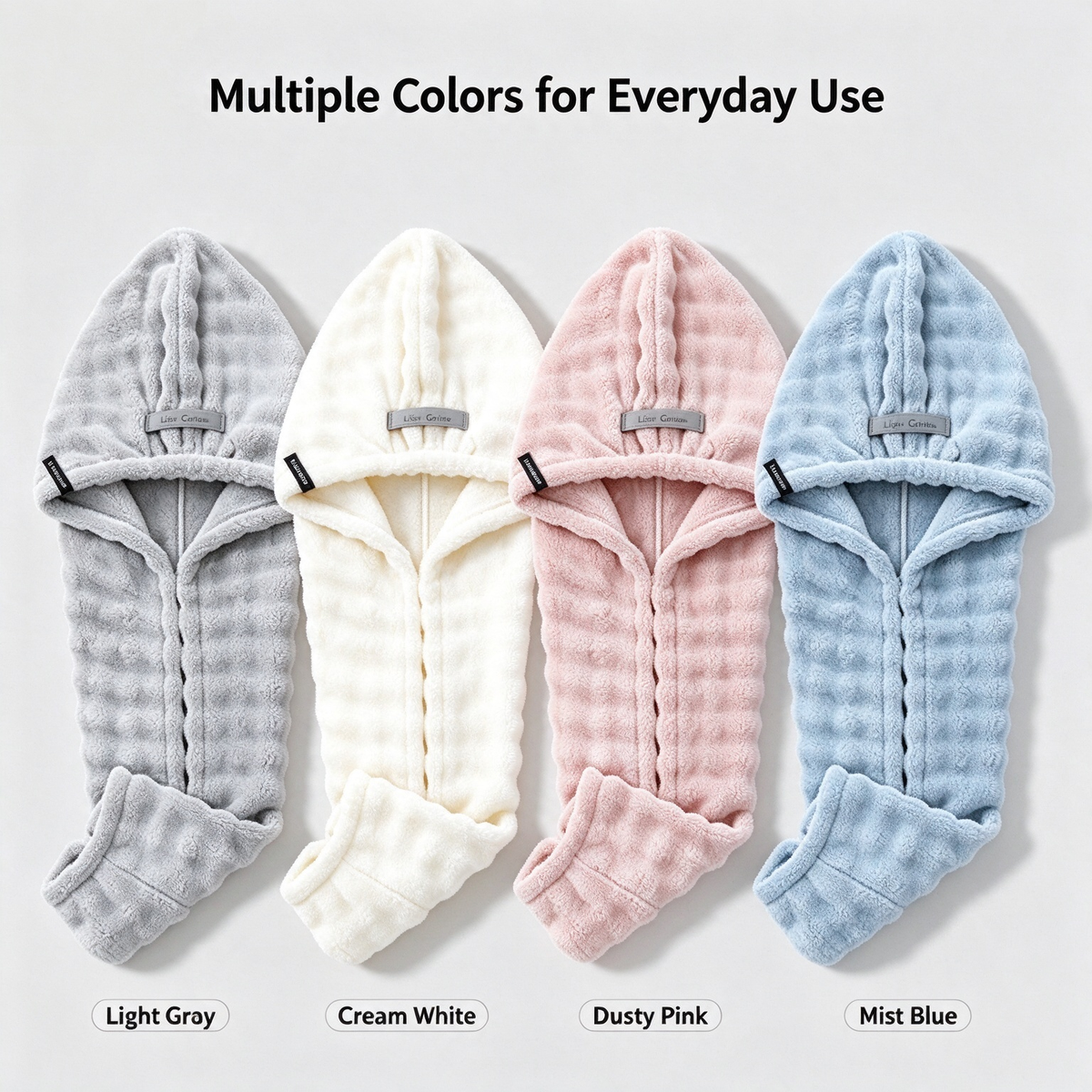 Extra-Thick Microfiber Hair Drying Towel Cap Set, Super Absorbent Quick-Dry Hair Wrap 🧖♀️