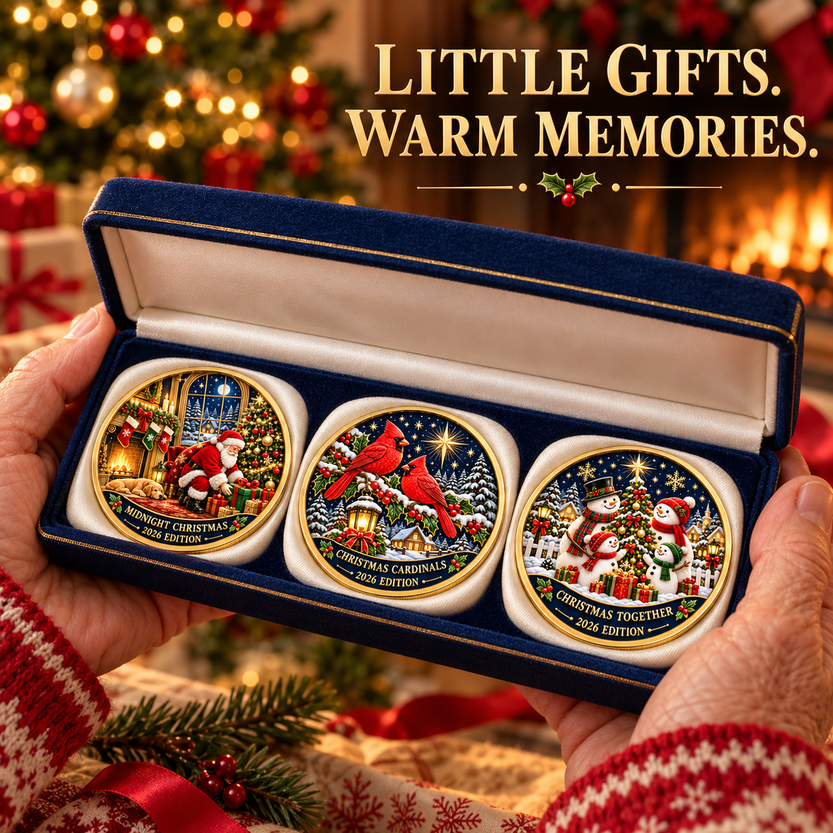 2026 Christmas Stories Commemorative Coin Collection – 7 Festive Designs Celebrating the 250th Anniversary
