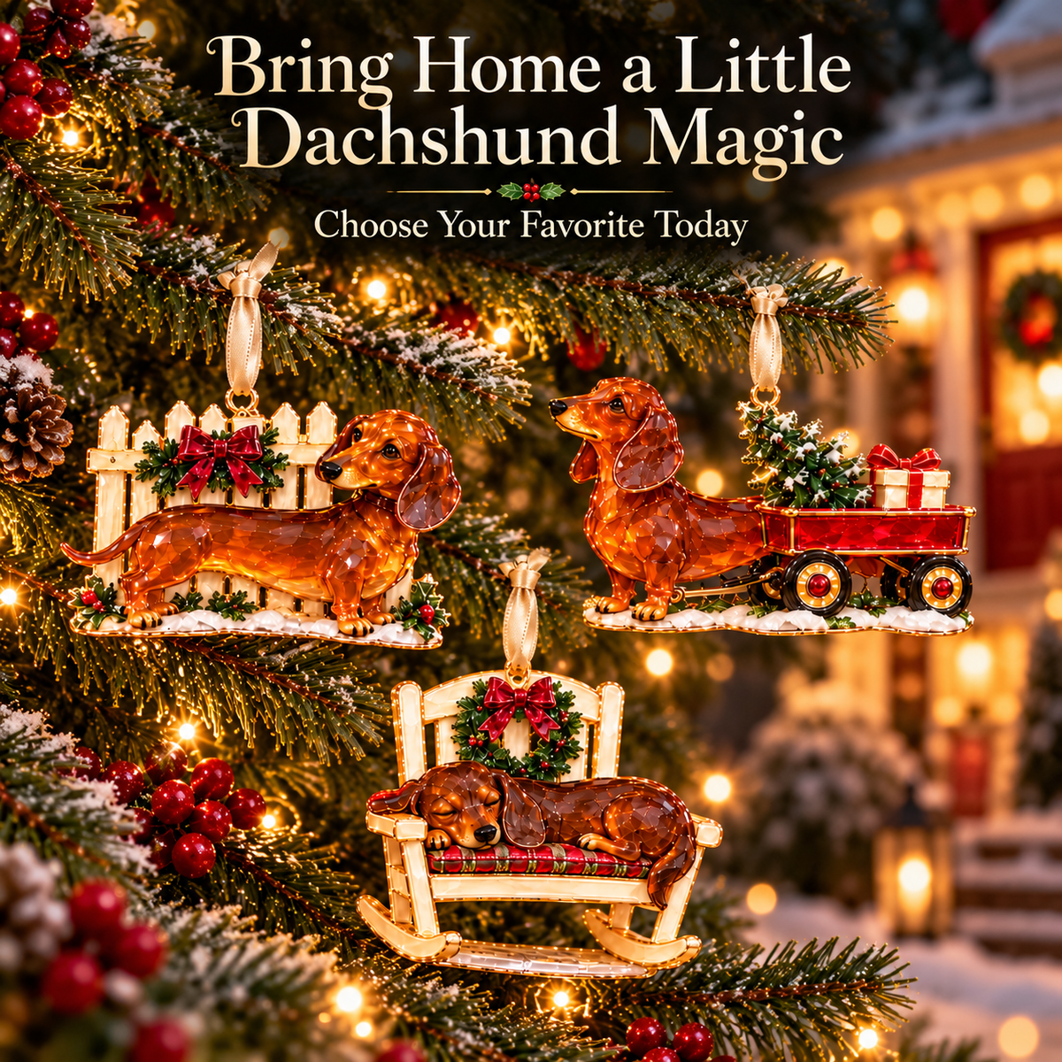 Dachshund Christmas Ornaments – 6 Heartwarming Holiday Designs for Dog Lovers