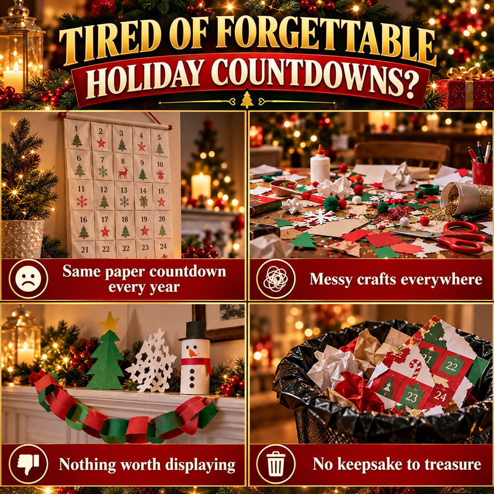 ⏳ 🎄 24-Day Mini Christmas Ornament Advent Calendar 🧱