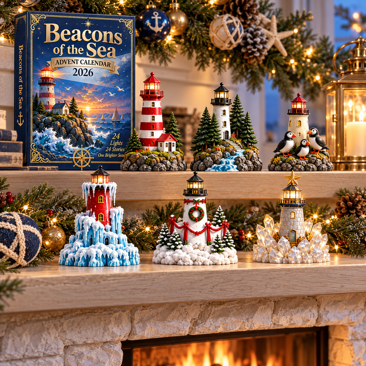 2026 American Coastal Lighthouses 24-Day Advent Calendar