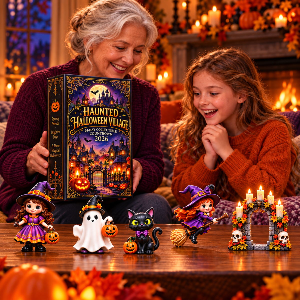 2026 Halloween Town Advent Calendar- 24-Day Spooky Surprise Countdown
