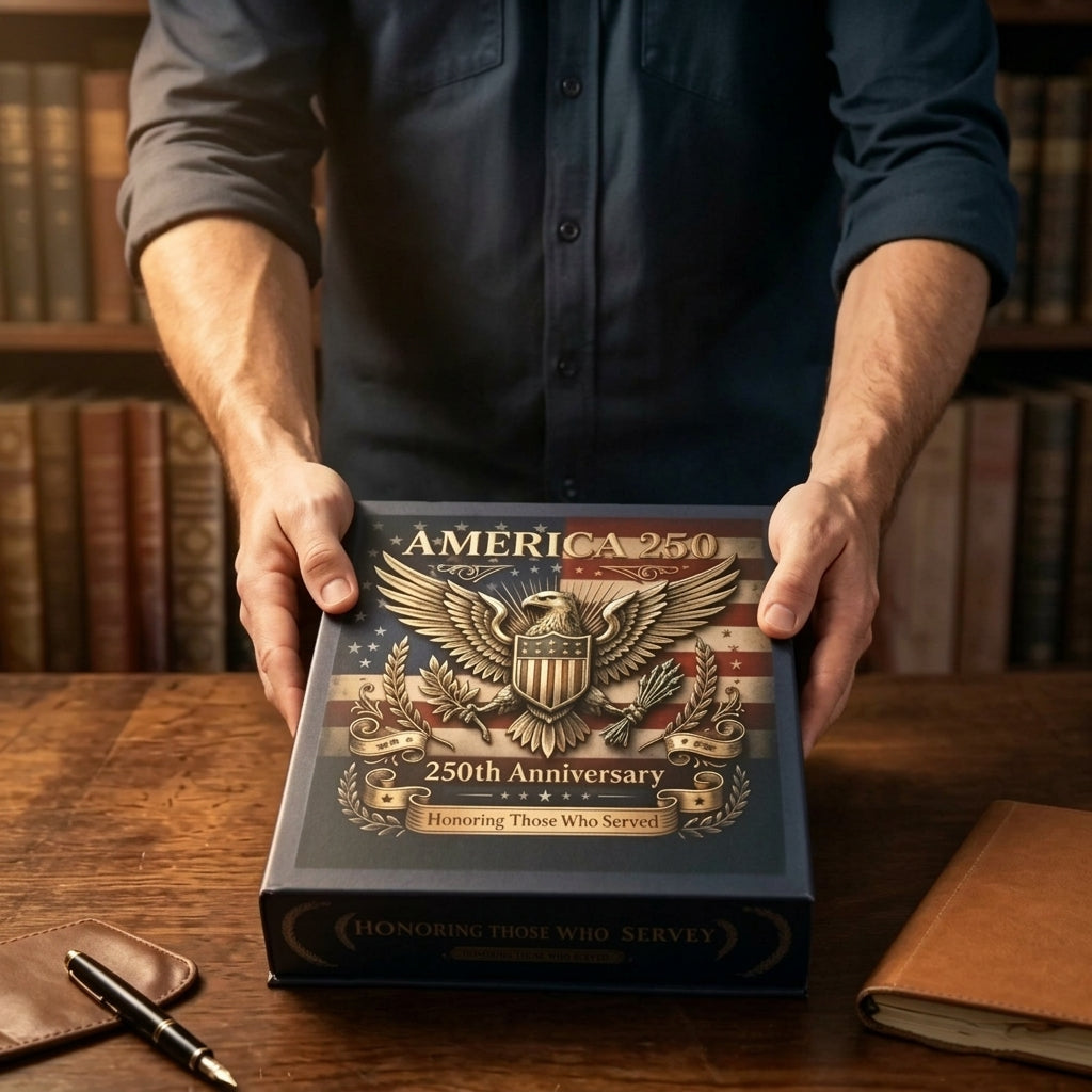 🔥LAST DAY 60% OFF✨9PCS USA 250th Anniversary Commemorative Coin Gift Set