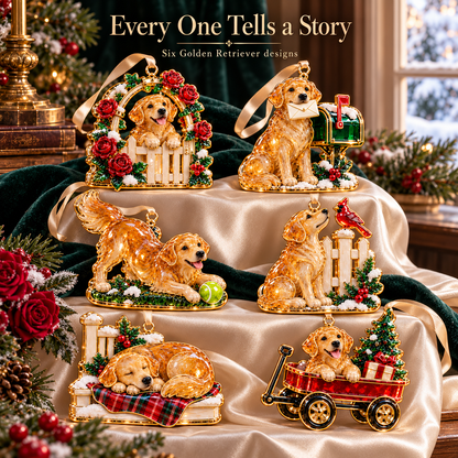 Golden Retriever Christmas Ornaments – 6 Heartwarming Holiday Designs for Dog Lovers