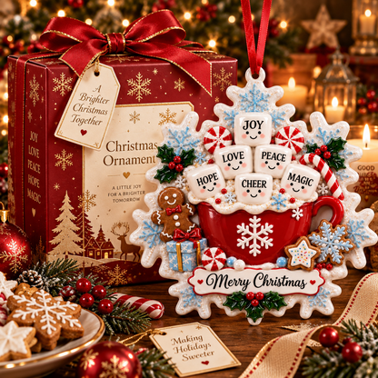 Christmas hot cocoa marshmallow ornament - product image 9