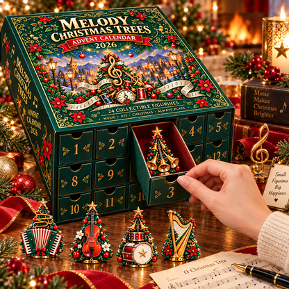 2026 Musical Instruments Christmas Tree 24-Day Advent Calendar