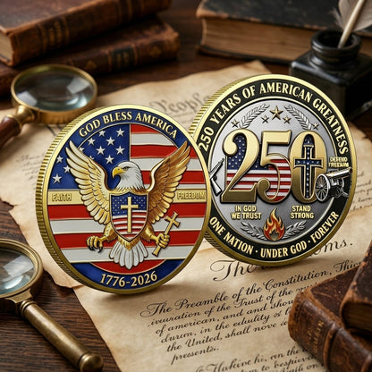 🔥LAST DAY 60% OFF✨9PCS USA 250th Anniversary Commemorative Coin Gift Set