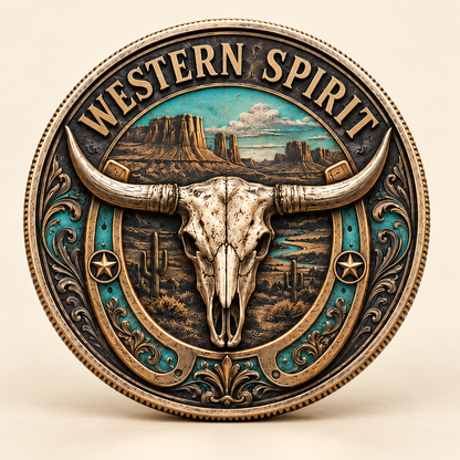 🎉🇺🇸 Limited Edition! 🔥Western Spirit Commemorative Coin