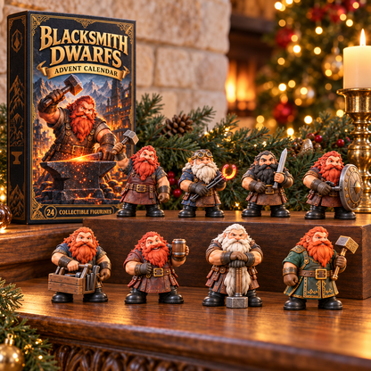2026 Fantasy Dwarf Blacksmith Workshop 24-Day Advent Calendar