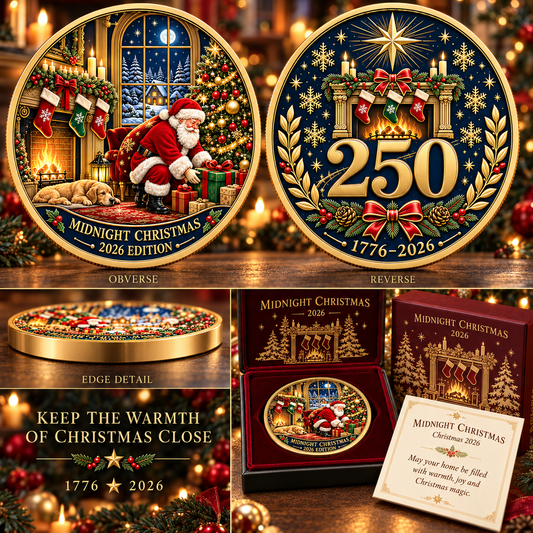 2026 Christmas Stories Commemorative Coin Collection – 7 Festive Designs Celebrating the 250th Anniversary