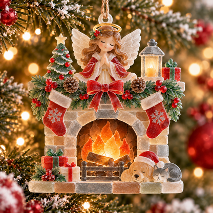 2026 Cozy Christmas Fireplace Ornaments - image 7