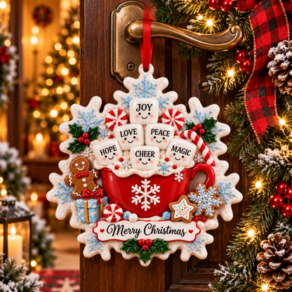 Christmas hot cocoa marshmallow ornament - product image 3