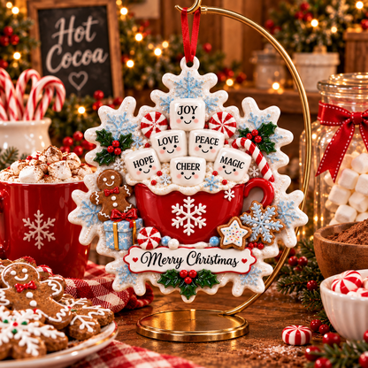 Christmas hot cocoa marshmallow ornament - product image 6
