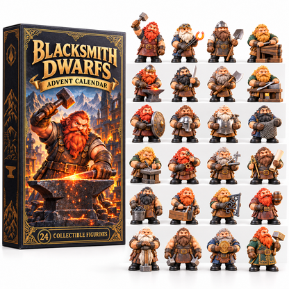 2026 Fantasy Dwarf Blacksmith Workshop 24-Day Advent Calendar