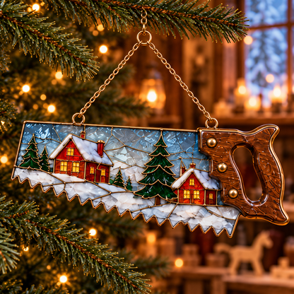 🪚 2026 Christmas Woodworking Ornaments – Set of 6 Festive Carpenter Holiday Keepsakes