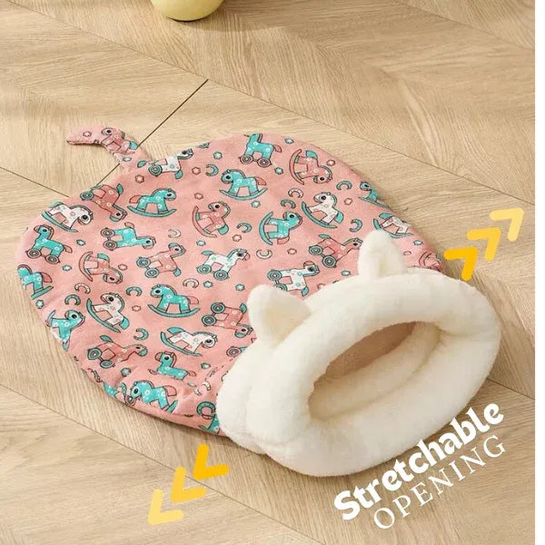 🐾 🔥 Cozy Pet Nest for Cats and Dogs - Plush & Machine Washable, Perfect for Your Pet's Comfort and Warmth ✨