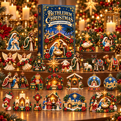 2026 Pearl, Jesus & Nativity Scene 24-Day Advent Calendar