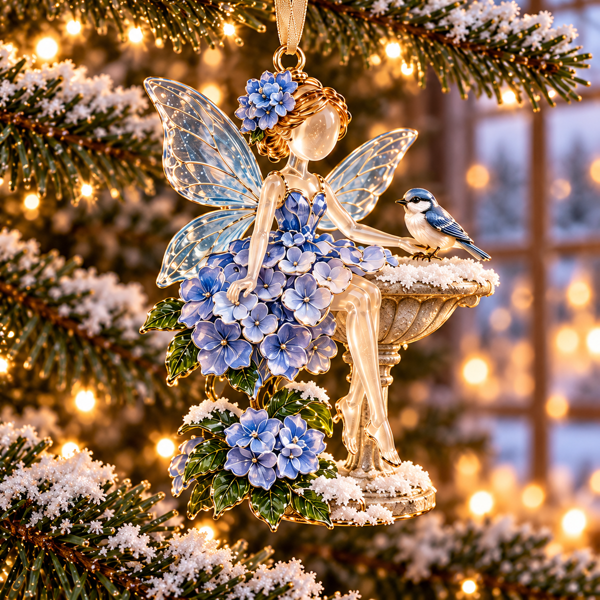 Winter Garden Fairies – 6 Enchanting Christmas Ornament Designs
