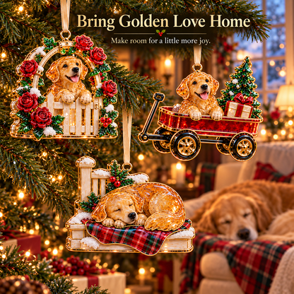 Golden Retriever Christmas Ornaments – 6 Heartwarming Holiday Designs for Dog Lovers