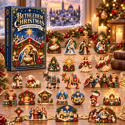 2026 Pearl, Jesus & Nativity Scene 24-Day Advent Calendar