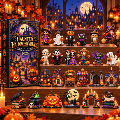 2026 Halloween Town Advent Calendar- 24-Day Spooky Surprise Countdown