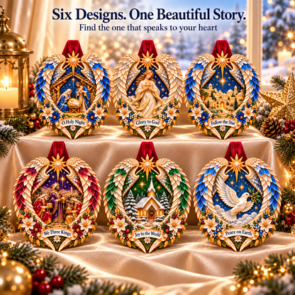 Wings of Faith – Christian Christmas Ornaments in 6 Inspirational Designs
