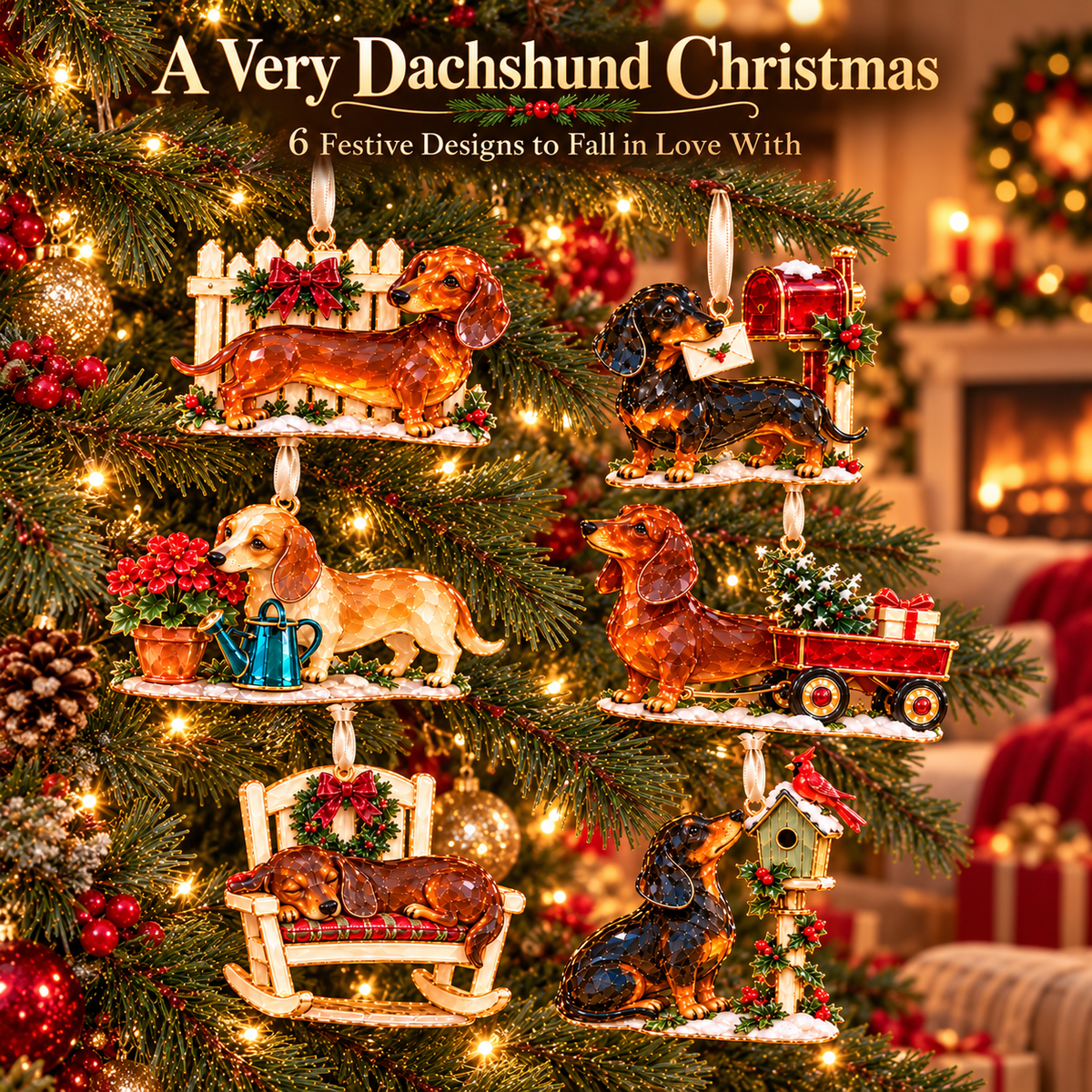 Dachshund Christmas Ornaments – 6 Heartwarming Holiday Designs for Dog Lovers