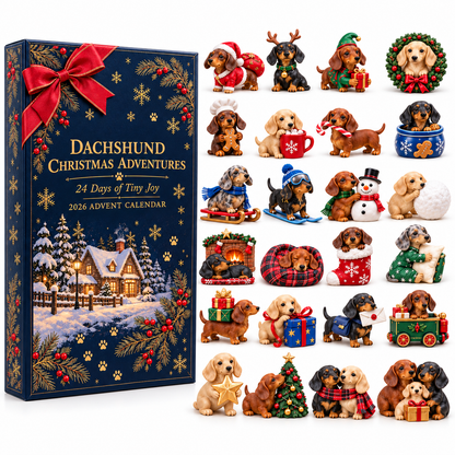 Dachshund Christmas Advent Calendar - 24 Days of Holiday Surprises
