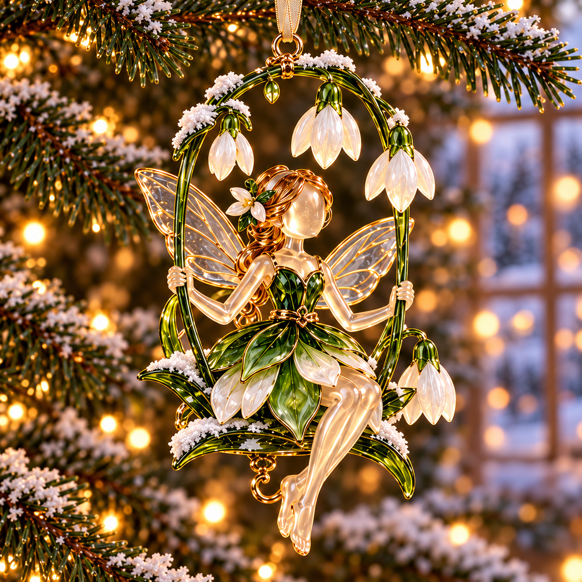 Winter Garden Fairies – 6 Enchanting Christmas Ornament Designs