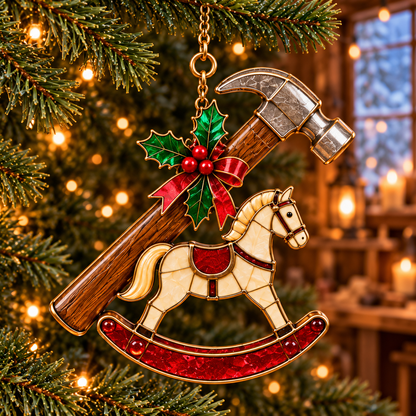 🪚 2026 Christmas Woodworking Ornaments – Set of 6 Festive Carpenter Holiday Keepsakes