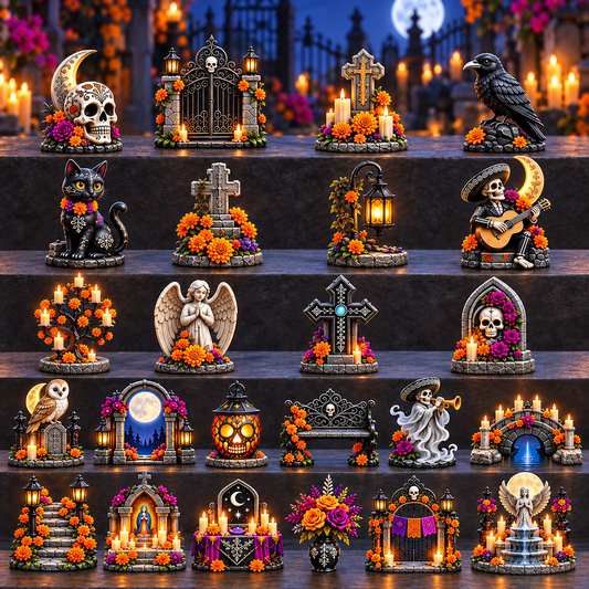 2026 Halloween Midnight Graveyard Party 24-Day Advent Calendar