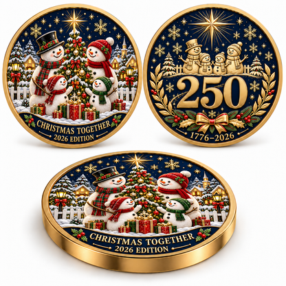 2026 Christmas Stories Commemorative Coin Collection – 7 Festive Designs Celebrating the 250th Anniversary