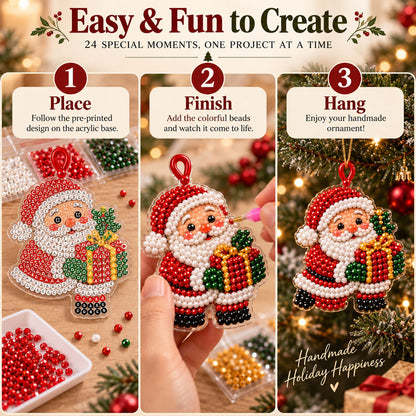 CHRISTMAS KICKOFF 40% OFF - Christmas Diamond Painting Advent Calendar 2026 - 24-Day DIY Craft Ornament - Creative Christmas Gift for Craft Lovers