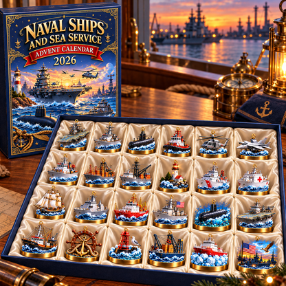 Naval Ships & Sea Service Advent Calendar - 24-Day Countdown
