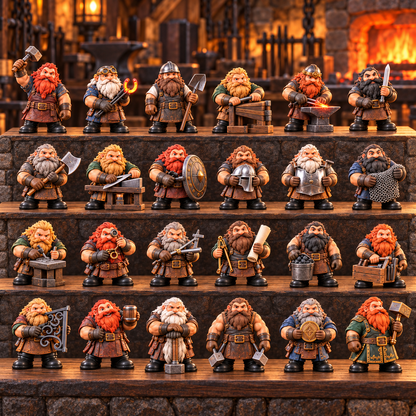 2026 Fantasy Dwarf Blacksmith Workshop 24-Day Advent Calendar