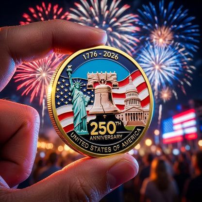 🔥LAST DAY 60% OFF✨9PCS USA 250th Anniversary Commemorative Coin Gift Set