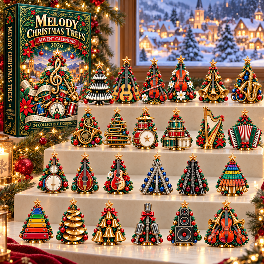 2026 Musical Instruments Christmas Tree 24-Day Advent Calendar