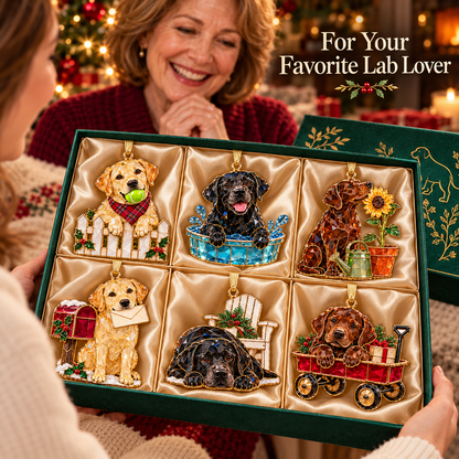 Labrador Retriever Christmas Ornaments – 6 Charming Designs for Lab Lovers