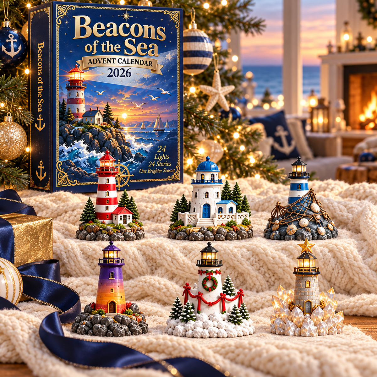 2026 American Coastal Lighthouses 24-Day Advent Calendar