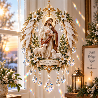 Faith Inspired Suncatcher – Christian Window Hanging Decor, Religious Keepsake Gift for Home, Prayer Space & Encouragement