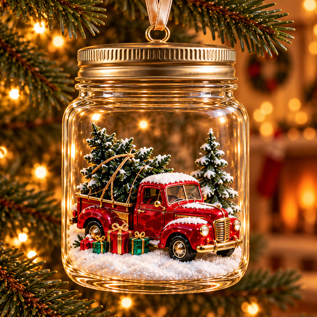Christmas in a Jar – 6 Enchanting Holiday Scene Ornament Designs