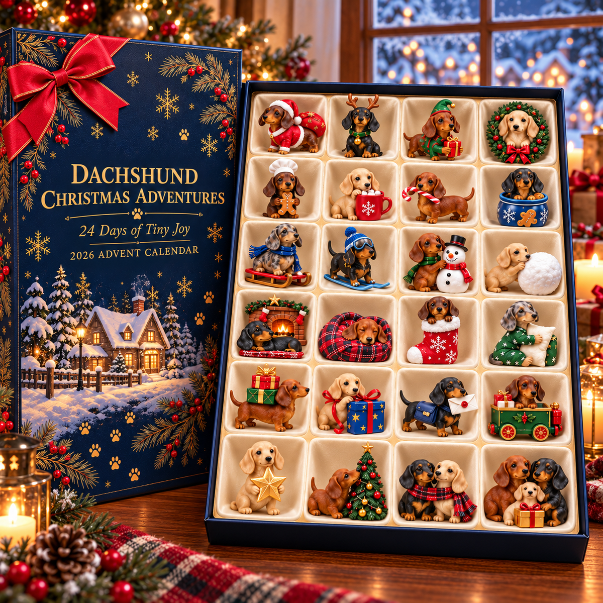 Dachshund Christmas Advent Calendar - 24 Days of Holiday Surprises